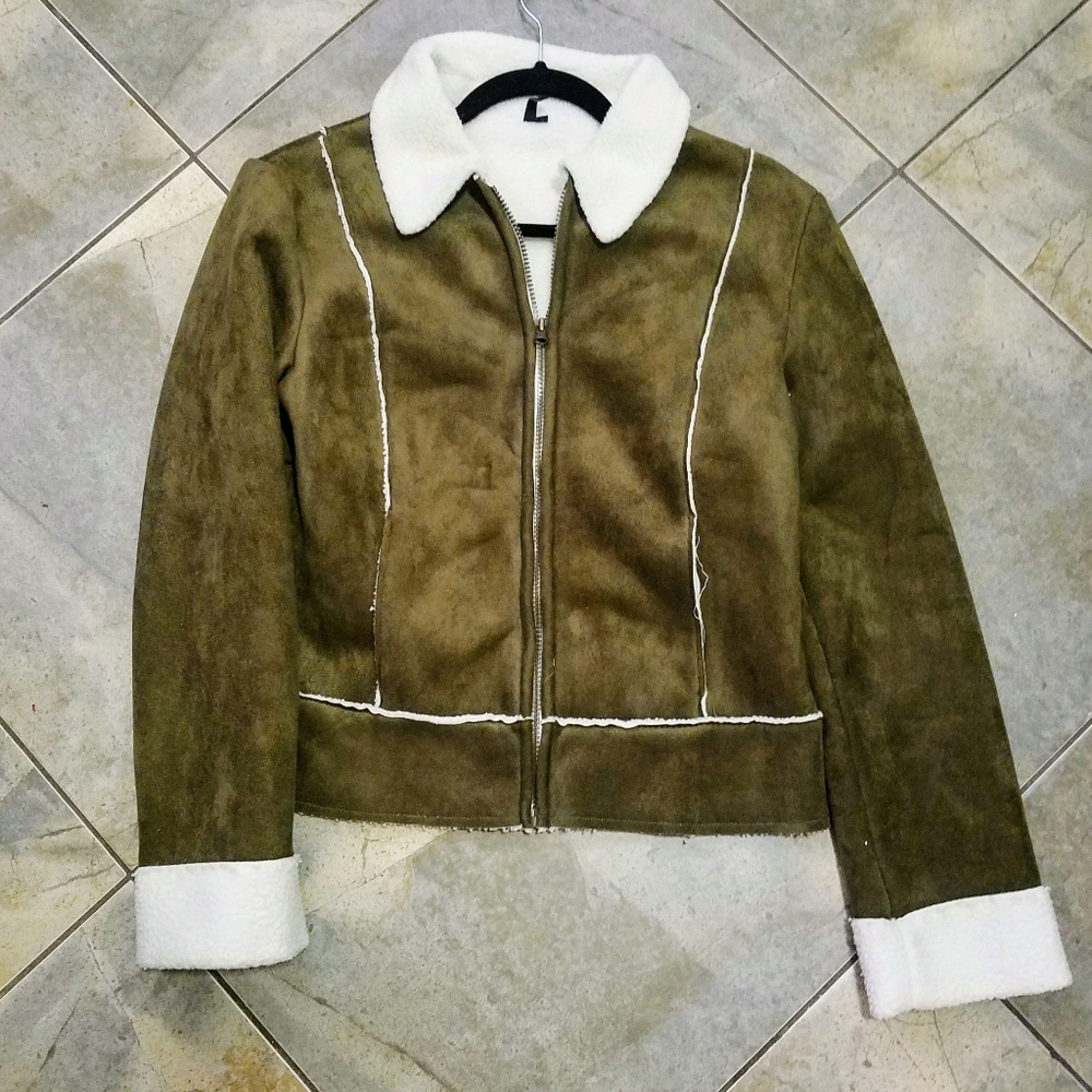 Wool Lined Brown Jacket - image 1